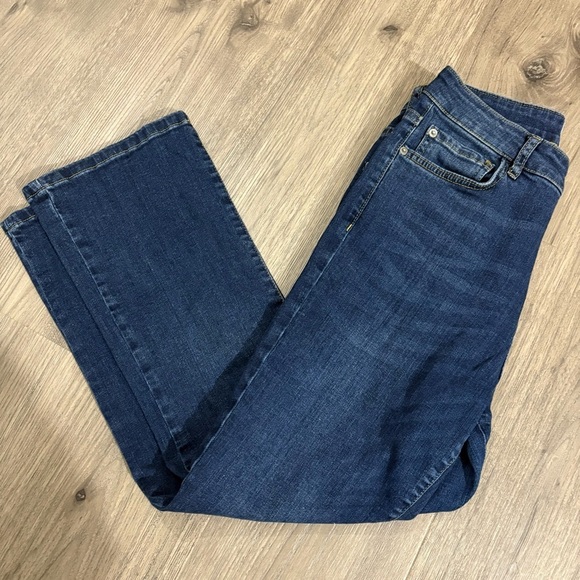 BDG Urban Outfitters Women’s 28x25 High-Rise SLIM Straight Leg Jeans Dark - Picture 4 of 13